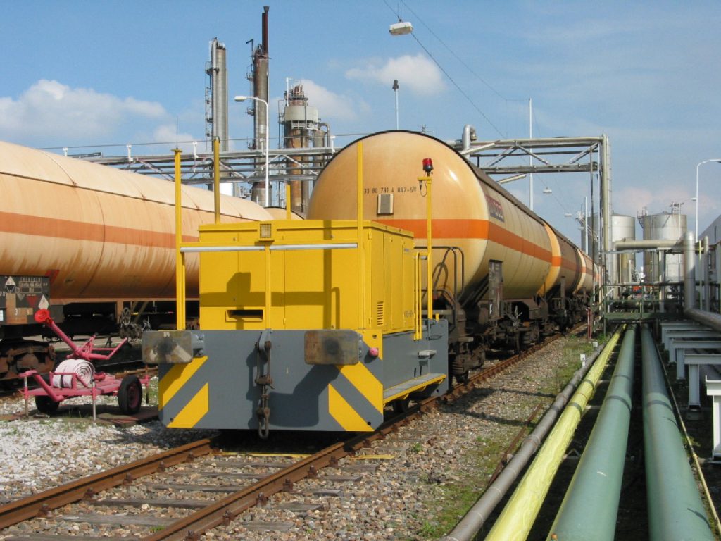 Elektrische Rangeerlocomotief KRE50 batterij gedreven