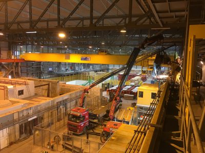 rail track switch Cern